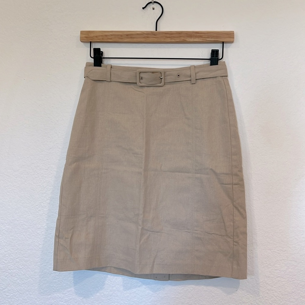 Banana Republic Linen Pencil Skirt